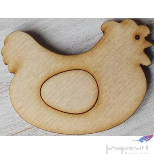 Fa figura tyúk 5 cm 10db/cs