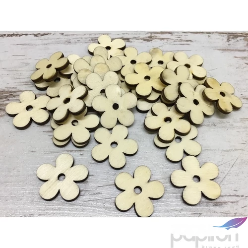 Fa figura virágok virág 3cmx3mm 30db/cs