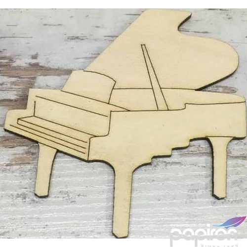 Fa figura zongora 10x9.5cm 