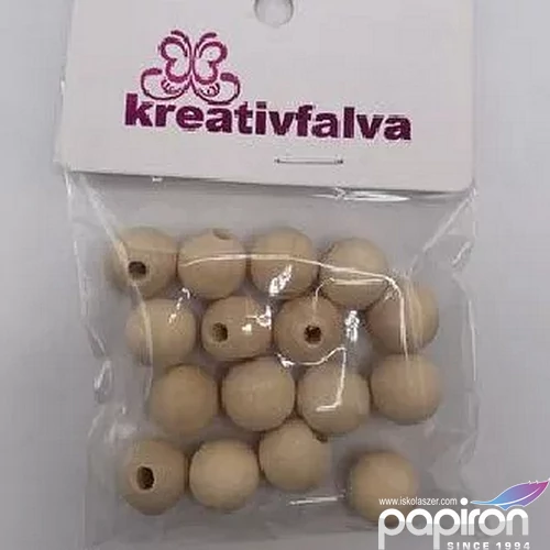 Fa golyó 1,2cm 16db-os