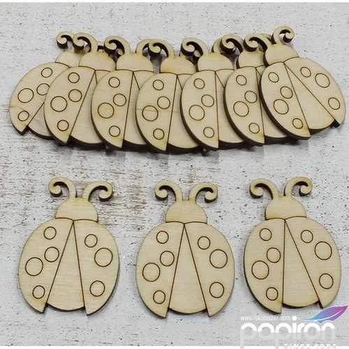 Fa katica katica 5cmx3.5cmx3mm 10db/cs