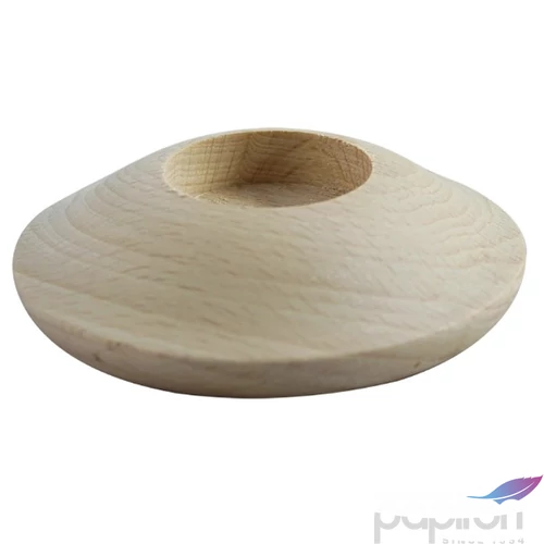 Fa mécsestartó korong 10x3cm3