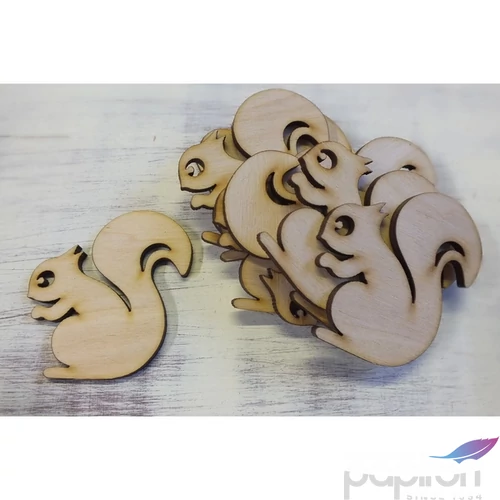Fa mókus mókus 5cmx5cmx3mm 10db/cs