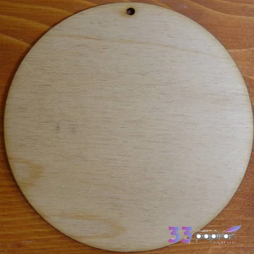 Fa natúr lap kör akasztható 12cm