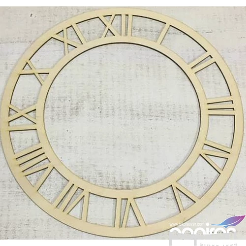 Fa óralap keret számokkal római stílusú 40cm 