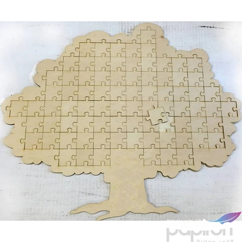 Fa puzzle Fa formájú puzzle darabok: 5x5cm - 64,5x74,5cm