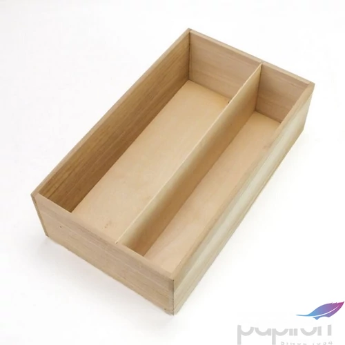 Fa natúr süti+virág kínáló Méret: 34x20cm, mag.: 10cm Dekupázsolható