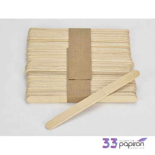 Fa spatula natúr 1x11cm, 50db/cs