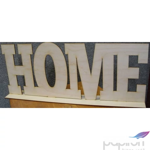 Fatábla felirat HOME talppal 20x49cm 