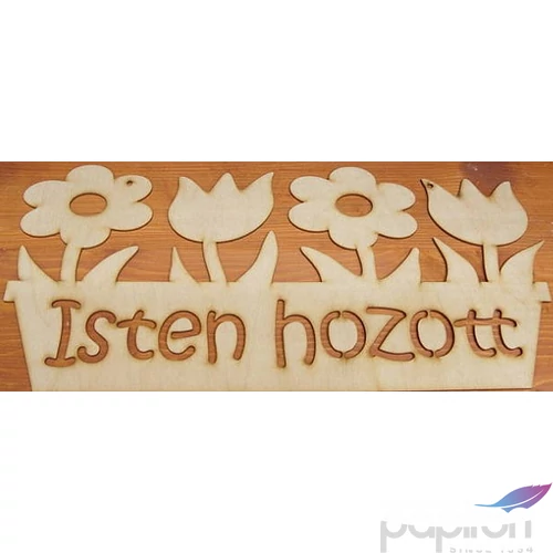 Fatábla felirat Isten hozott 50x24, 5cm 