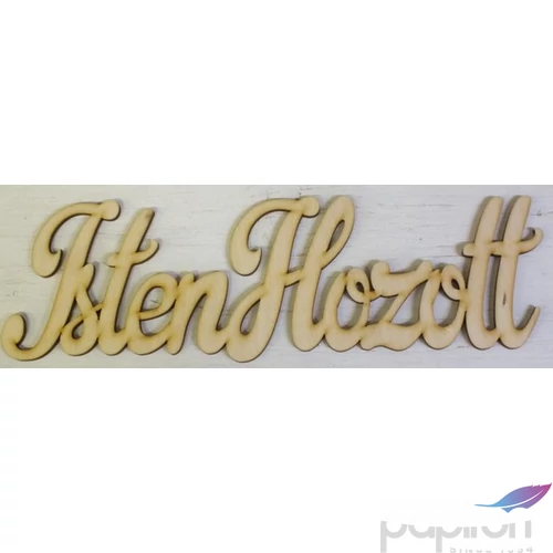 Fatábla felirat Isten hozott írott 31cm 