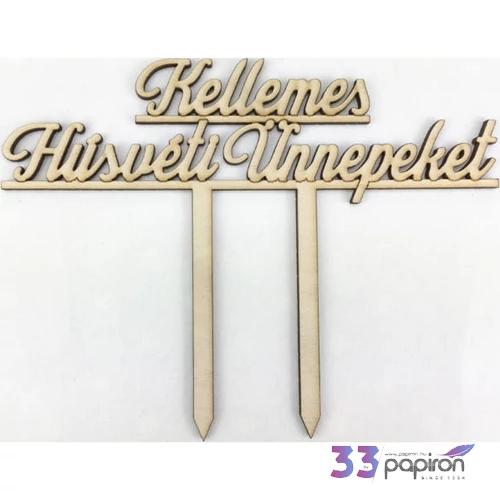 Fatábla felirat Kellemes húsvéti ünnepeket 170x135x3mm 1db
