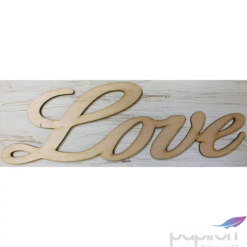 Fatábla felirat Love írott 35cmx11.5cm