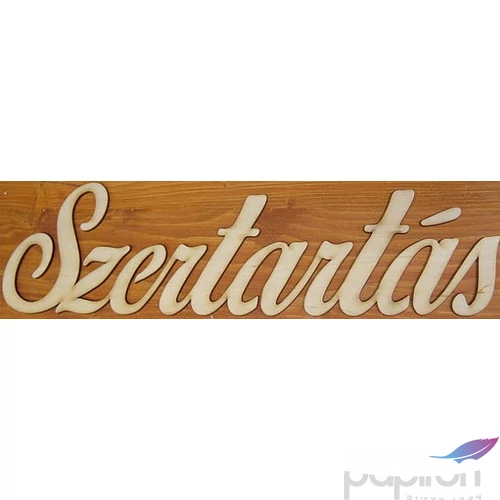 Fatábla felirat Szertartás írott 11x37cm 