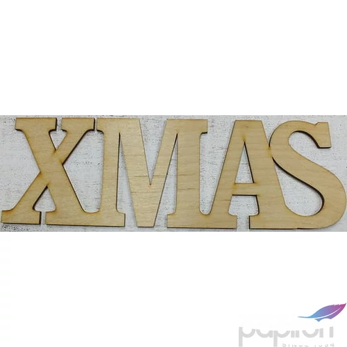 Fatábla felirat XMAS 9, 5x30cm