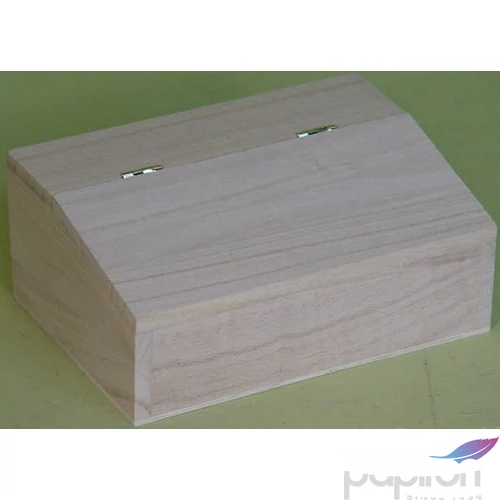 Fa tároló asztali ferde tetejű 17x12, 5x7cm