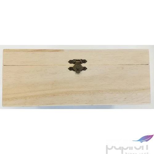 Fa teásdoboz 6rekeszes 23 x 15 x 9cm GRAVÍROZHATÓ!