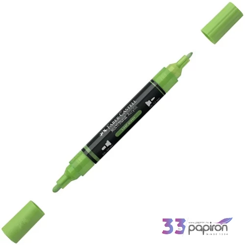 Faber-Castell akril filctoll Kétvégű MULTIMARK 112 levélzöld 185912
