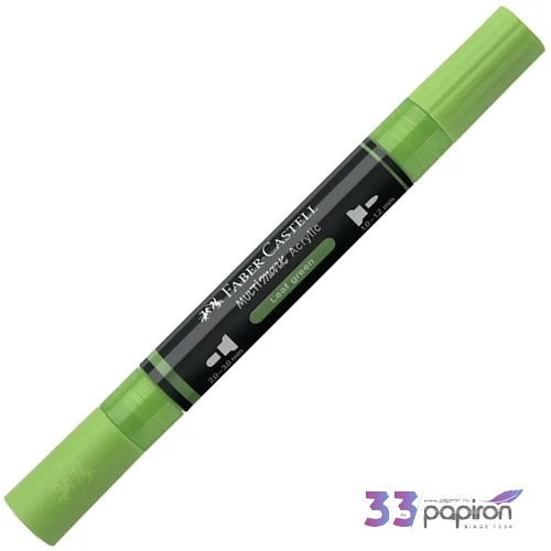 Faber-Castell akril filctoll Kétvégű MULTIMARK 112 levélzöld 185912