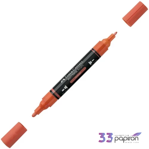 Faber-Castell akril filctoll Kétvégű MULTIMARK 115 narancs 185915