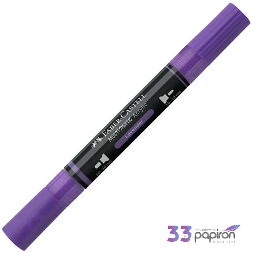 Faber-Castell akril filctoll Kétvégű MULTIMARK 136 levendula 185936