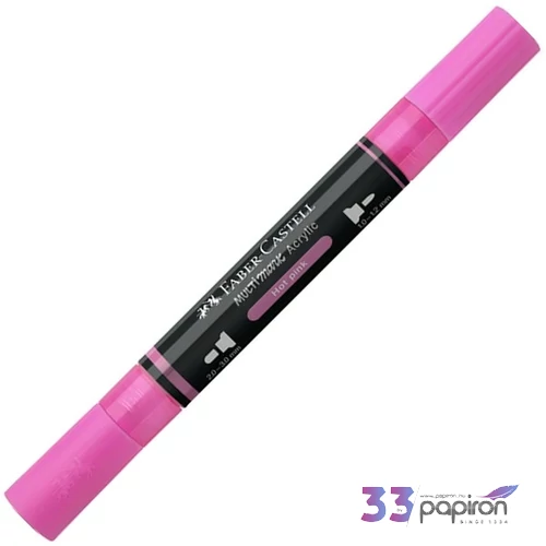 Faber-Castell akril filctoll Kétvégű MULTIMARK 329 pink 185929