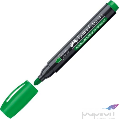 Faber-Castell alkoholos filc 52 kerek hegyű zöld -2,8mm 157863