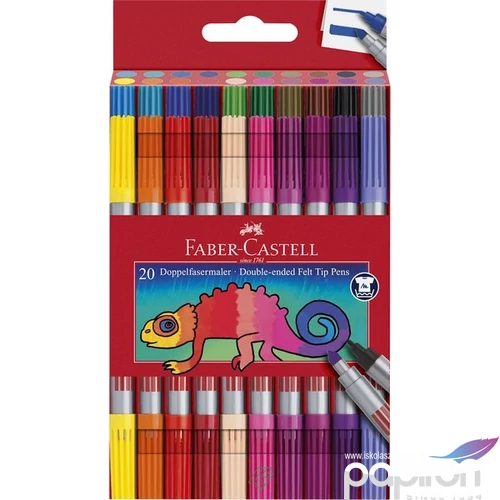 Faber-Castell filc kétvégű 20d FC-Filctoll készlet 20db kétvégű 151119