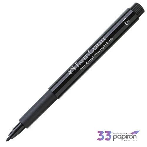 Faber-Castell Filctoll 1,5mm-es kerek heggyel PITT Bullet 199 fekete 167890