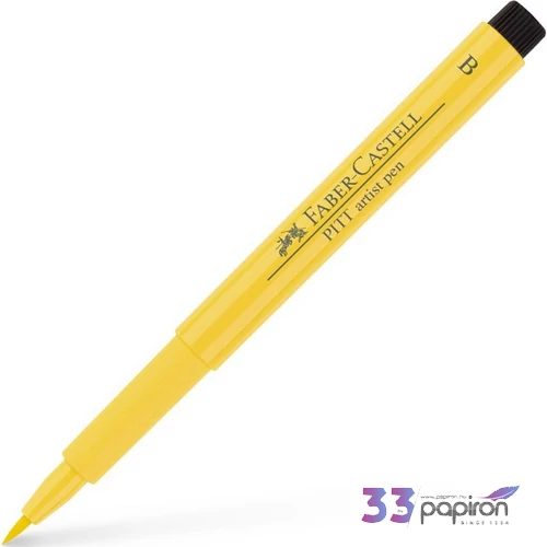 Faber-Castell Filctoll B-s ecsetheggyel PITT Brush 108 sötét kadmiumsárga 167408