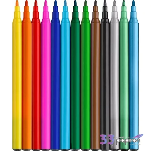 Faber-Castell filctoll készlet 10+3db-oskastélyos DINOSZAURUSZ 10db alap +3db metál szín + matrica