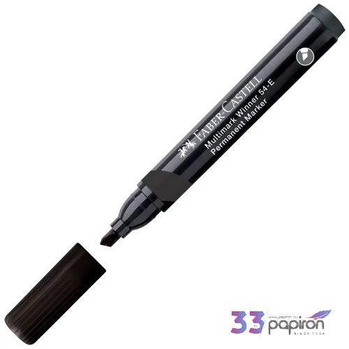Faber-Castell filctoll, marker Permanent vágott hegy / fekete