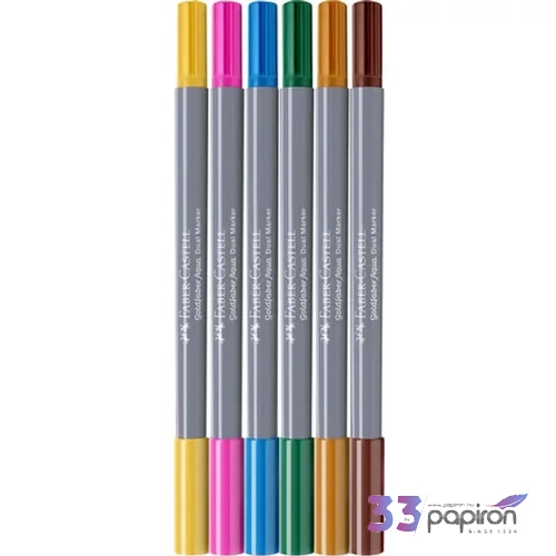 Faber-Castell filctollkészlet Kétvégű akvarell 4db-os GOLDFABER AQUA 