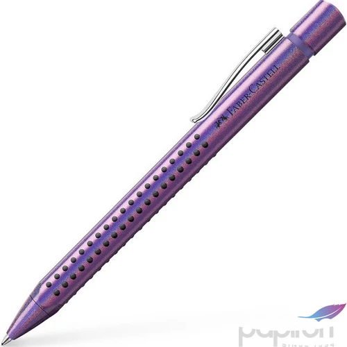 Faber-Castell golyóstoll Grip Grip Edition Glam Ibolya XB-S heggyel