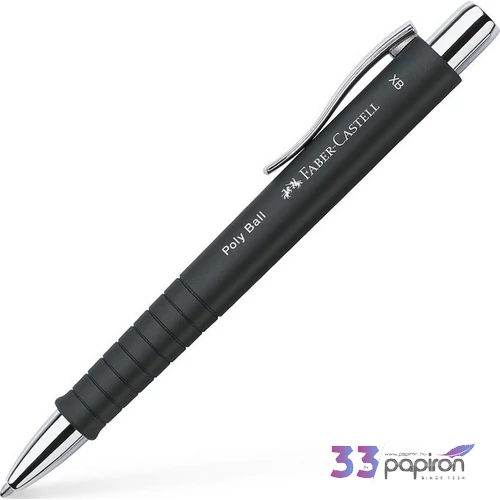 Faber-Castell golyóstoll POLY BALL fekete XB 241153