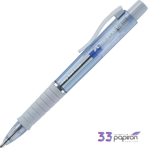 Faber-Castell Golyóstoll POLY BALL VIEW jégkék testszín XB-s heggyel 145766