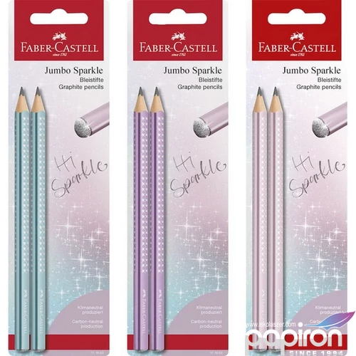 Faber-Castell grafitceruza 2Db-Os Sparkle Jumbo gyöngyházfényű TAVASZ 2023 BL.
