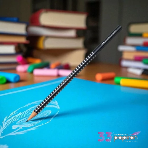 Faber-Castell grafitceruza B Sparkle metal fekete 118219