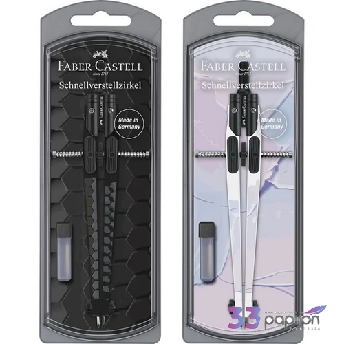 Faber-Castell körző készlet gyorsállítóval sötét és világos 2024