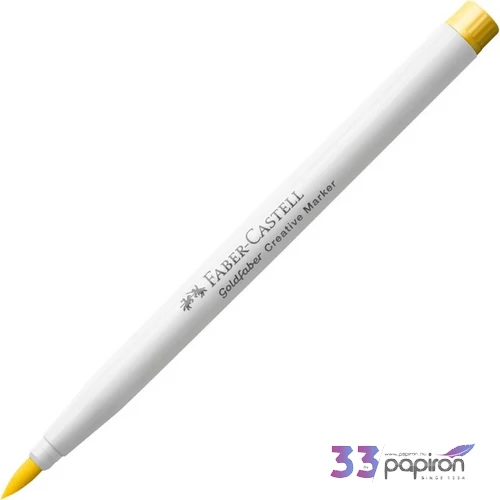 Faber-Castell Kreatív filctoll B-s ecsetheggyel CREATIVE STUDIO 507 sárga 161007