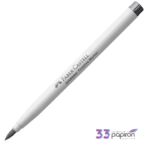 Faber-Castell Kreatív filctoll ecsethegy / ezüst (551)