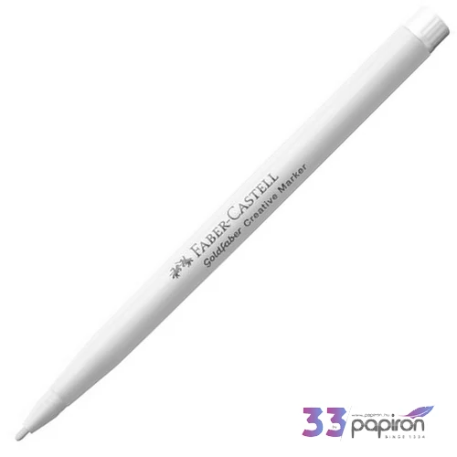 Faber-Castell Kreatív filctoll kerek hegy 1.5mm / fehér (501)