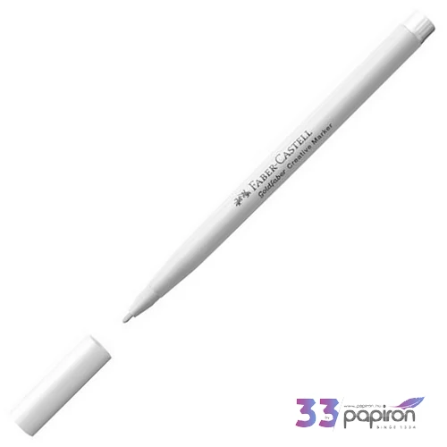 Faber-Castell Kreatív filctoll kerek hegy 1.5mm / fehér (501)