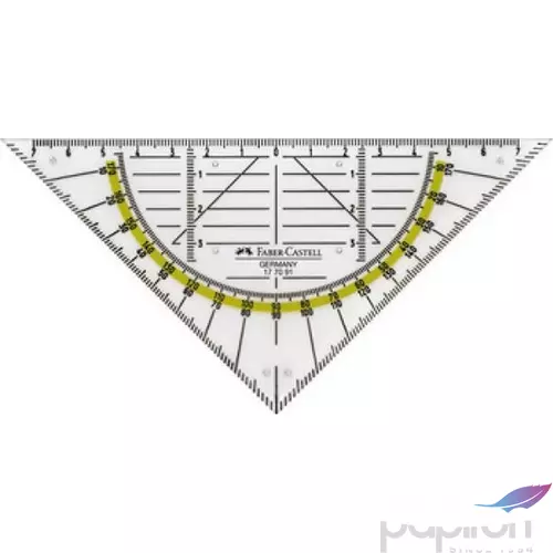 Faber-Castell mérnöki vonalzó műszaki vonalzó háromszögű ruler prémium minőségű termék 117091