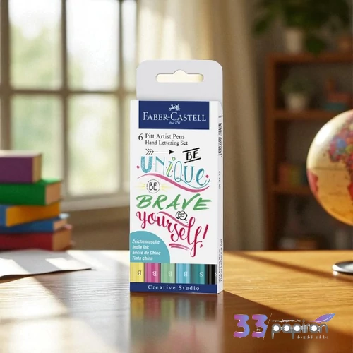 Faber-Castell művész filc 6 AG-Művész PITT Hand Letter pasztell árn PITT artist pen 267116