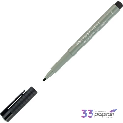 Faber-Castell művész filctoll 2,5mm meleg szürke Kalligrafikus 167972