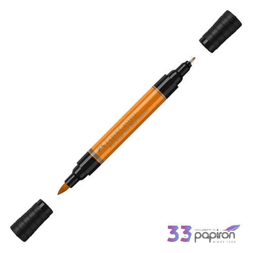 Faber-Castell művész filctoll Ag-Kétvégű Pitt 113 Narancs Máz 162113