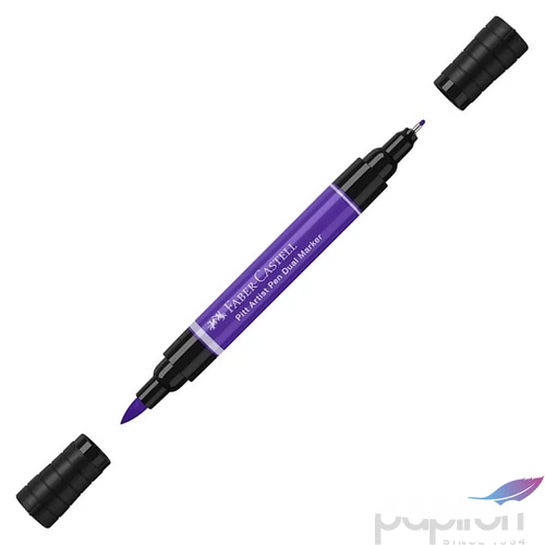 Faber-Castell művész filctoll Ag-Kétvégű Pitt 136 Ibolyalila 