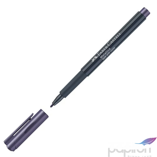 Faber-Castell művész filctoll AG Pitt Metallic lila (136) randevú a lila színnel