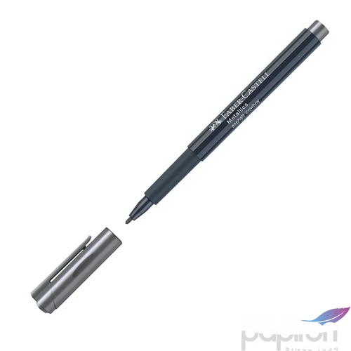 Faber-Castell művész filctoll AG Pitt Metallic szürke (275) aszfalt cowboy